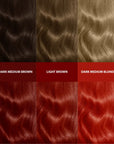 Rojo cálido: tinte permanente rojo cálido para cabello oscuro