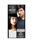 Jet Black No Bleach Permanent Hair Dye Complete Kit