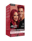 Luscious Raspberries: Original Raspberry Red Semi-Permanent Hair Dye Complete Kit with Bleach