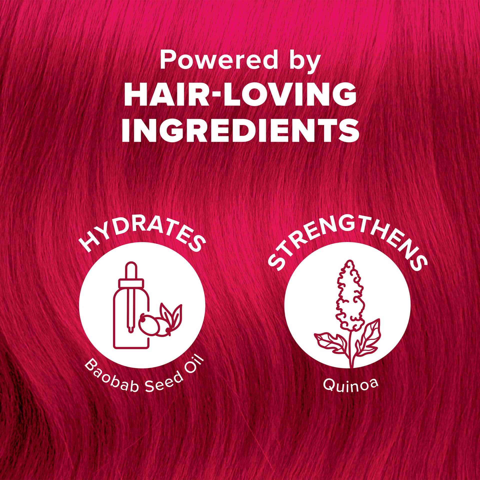Luscious Raspberries: Raspberry Red Semi-Permanent Hair Dye Kit | Splat ...