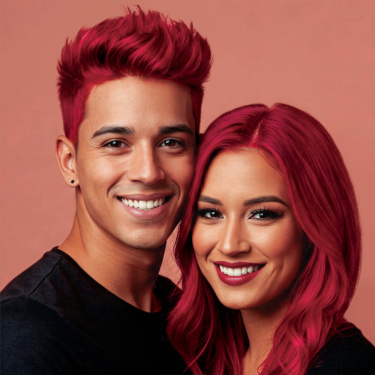 Luscious Raspberries: Raspberry Red Semi-Permanent Hair Dye Kit | Splat ...