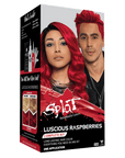 Luscious Raspberries: Original Raspberry Red Semi-Permanent Hair Dye Complete Kit with Bleach