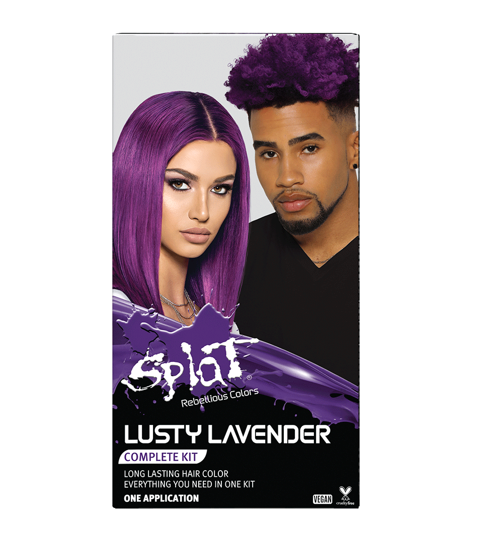 Lusty Lavender: Original Lavender Semi-Permanent Hair Dye Complete Kit with Bleach