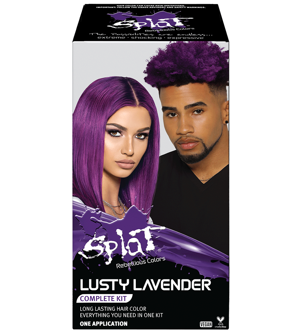 Lusty Lavender: Original Lavender Semi-Permanent Hair Dye Complete Kit with Bleach