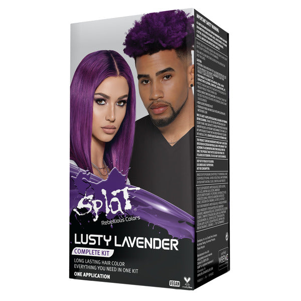 Lusty Lavender: Original Lavender Semi-Permanent Hair Dye Complete Kit with Bleach