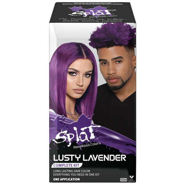 Lusty Lavender: Original Lavender Semi-Permanent Hair Dye Complete Kit with Bleach