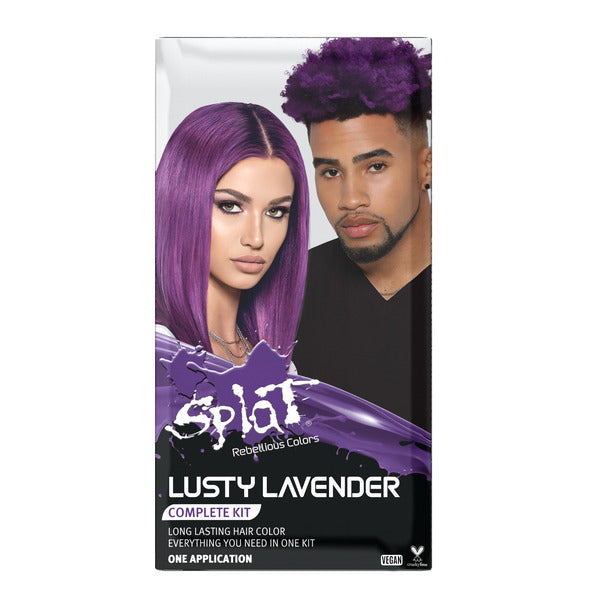 Lusty Lavender: Original Lavender Semi-Permanent Hair Dye Complete Kit with Bleach