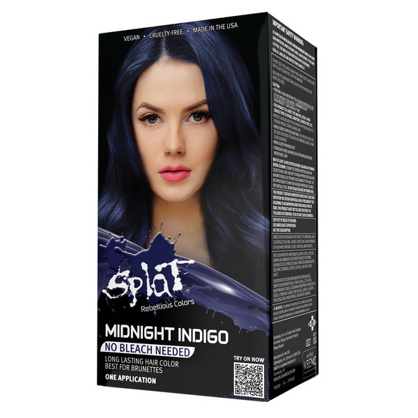 Midnight Indigo No Bleach Purple Kit de tinte capilar semipermanente