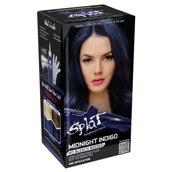 Midnight Indigo No Bleach Purple Kit de tinte capilar semipermanente