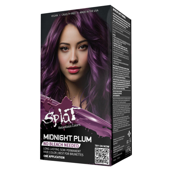 Splat Midnight Plum – Semi Permanent Hair Color – Splat Hair Color