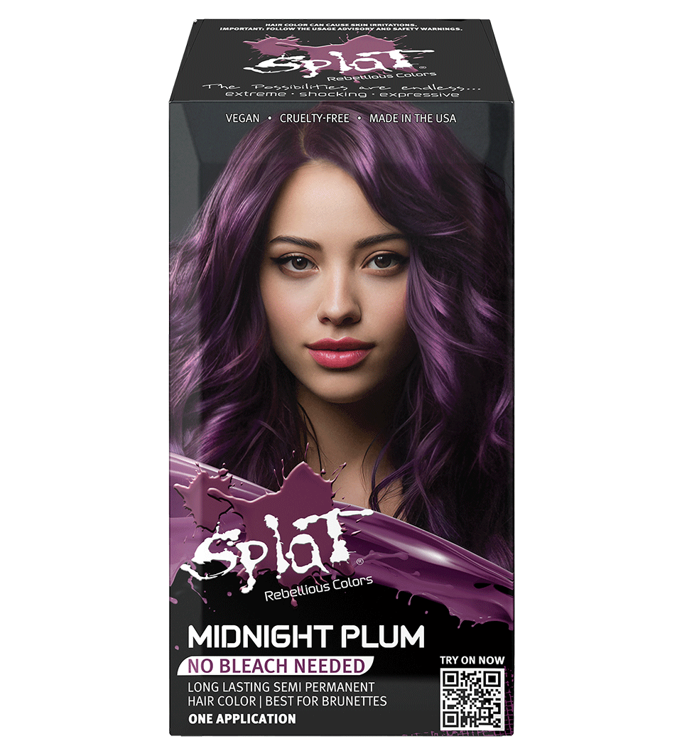 Splat Midnight Plum - Color de cabello semipermanente