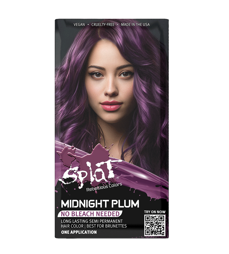 Splat Midnight Plum - Color de cabello semipermanente