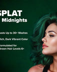 Midnight Jade No Bleach Green Semi-Permanent Hair Dye Kit
