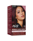 Midnight Black Cherry Semi-Permanent Cherry Red with Violet Mahogany Undertones