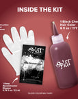 Midnight Black Cherry Semi-Permanent Cherry Red with Violet Mahogany Undertones