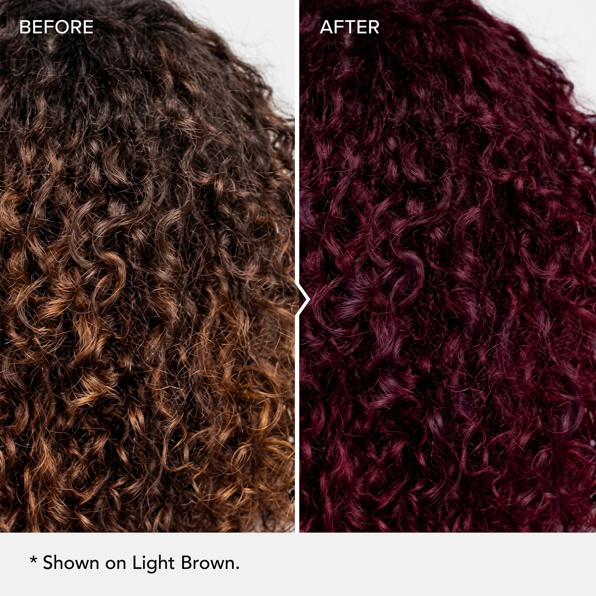 Midnight Black Cherry Semi-Permanent Cherry Red with Violet Mahogany Undertones