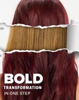 Midnight Black Cherry Semi-Permanent Cherry Red with Violet Mahogany Undertones