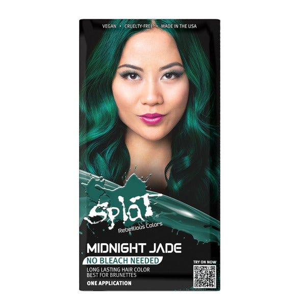 Midnight Jade No Bleach Green Semi-Permanent Hair Dye Kit