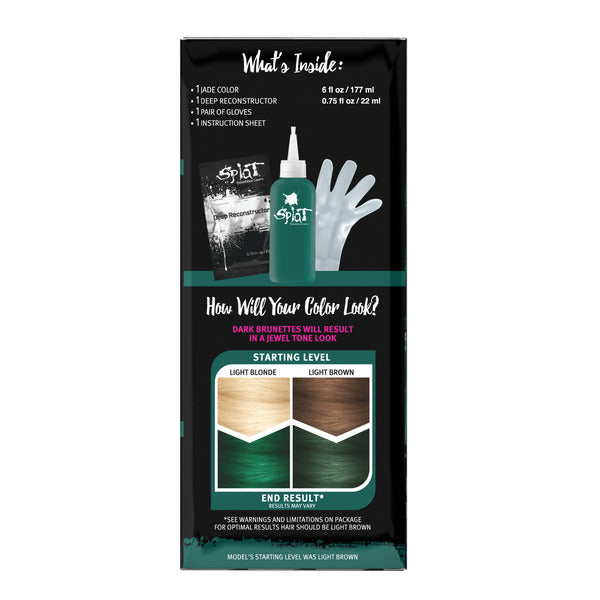 Midnight Jade No Bleach Green Semi-Permanent Hair Dye Kit