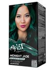 Midnight Jade No Bleach Green Semi-Permanent Hair Dye Kit