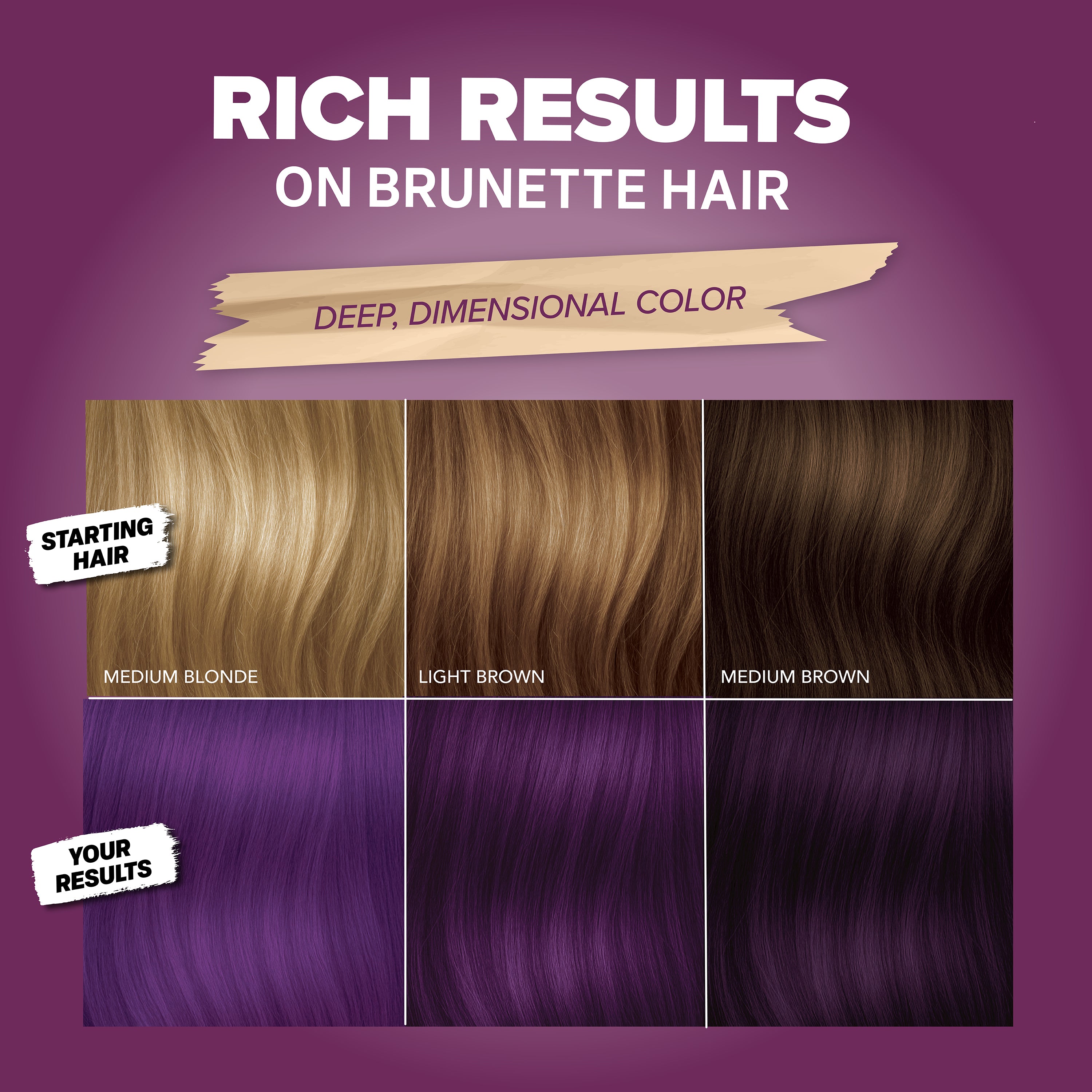 Splat Midnight Plum - Color de cabello semipermanente