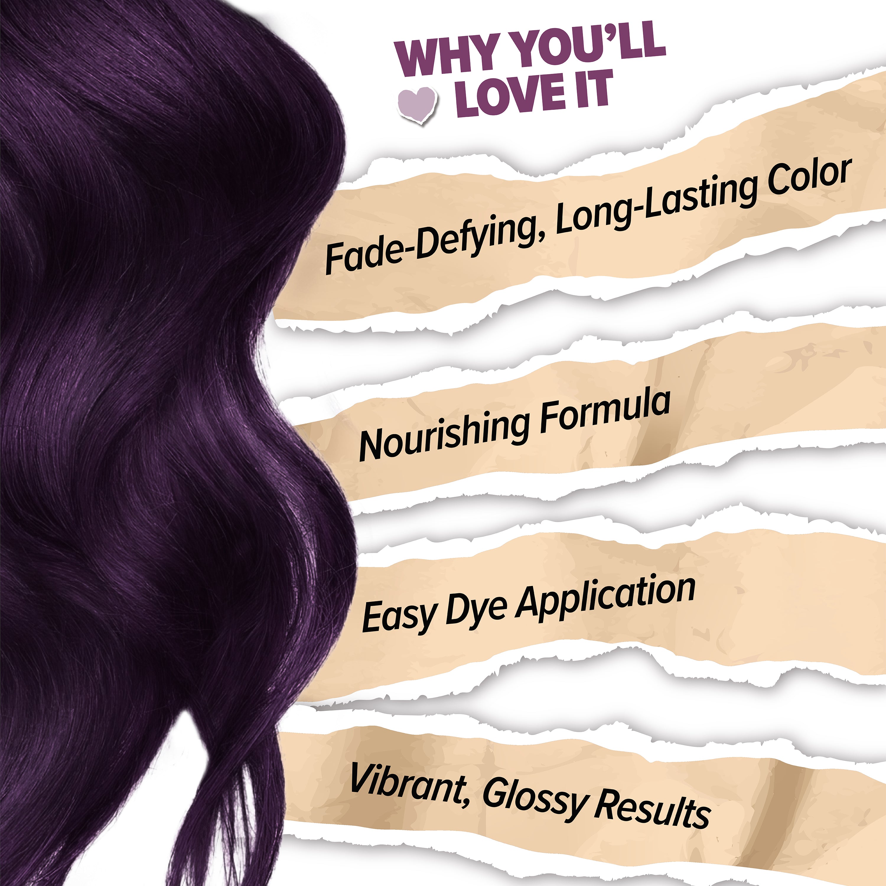 Splat Midnight Plum - Color de cabello semipermanente