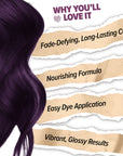 Splat Midnight Plum – Semi Permanent Hair Color