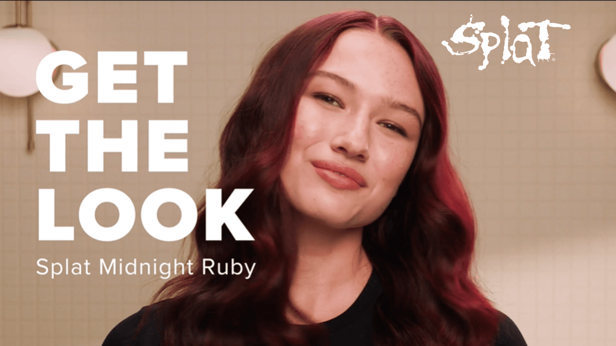 Midnight Ruby Midnight Ruby: No Bleach Dark Red Hair Dye for Brunettes | Splat Hair Color