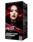 Midnight Ruby No Bleach Dark Red Semi-Permanent Hair Dye Kit