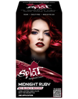 Midnight Ruby No Bleach Dark Red Semi-Permanent Hair Dye Kit