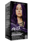 Midnight Tanzanite No Bleach Dark Purple Semi-Permanent Hair Dye Kit