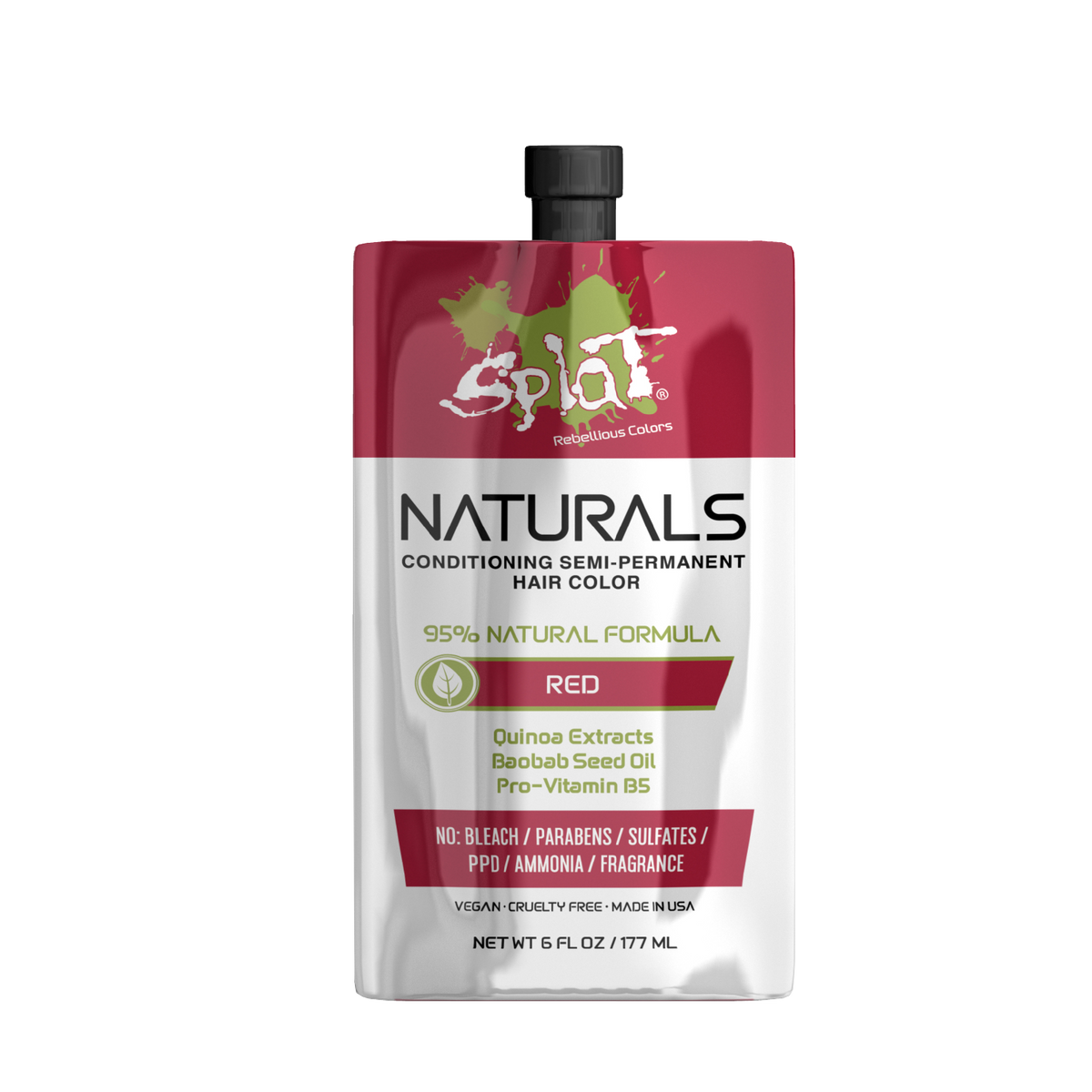 Naturals Vegan Hair Dye - Red | Splat Hair Color