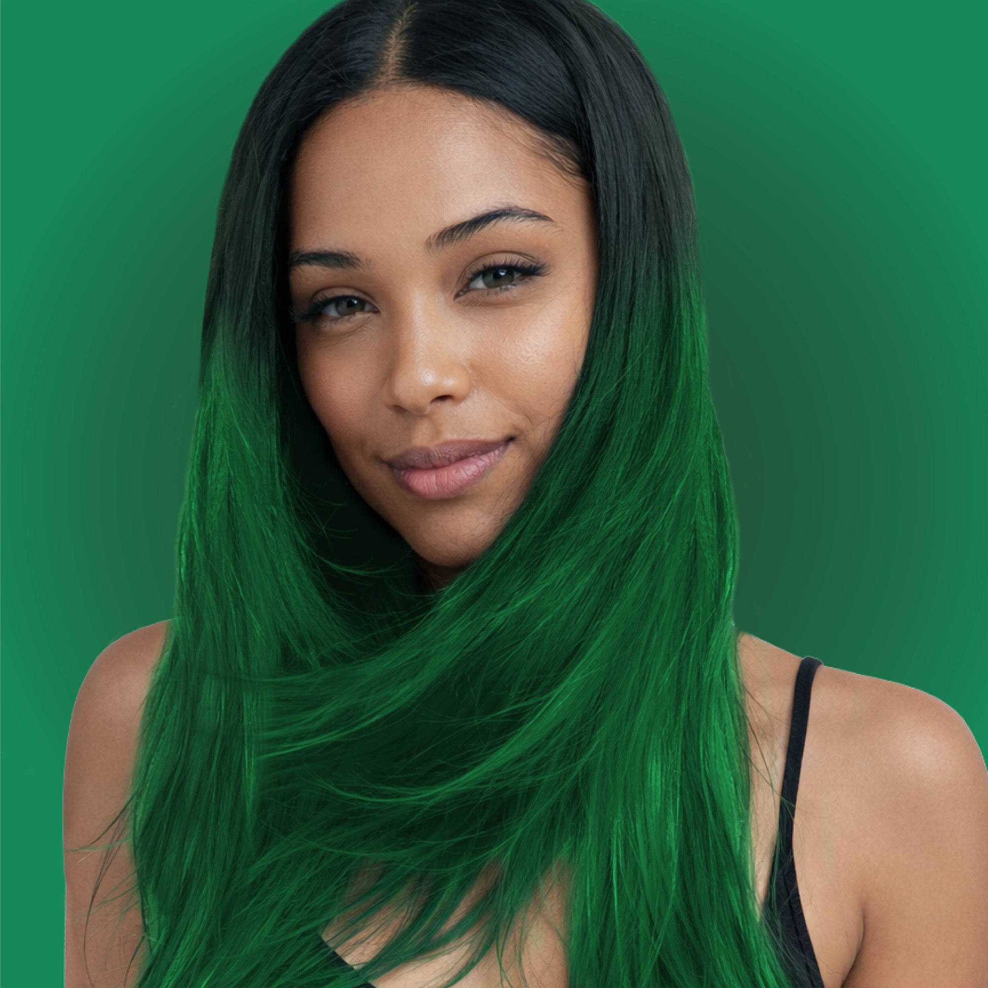 Neon Green: Original Neon Green Semi-Permanent Hair Dye Complete Kit with Bleach