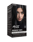 Midnight Onyx No Bleach Black Semi-Permanent Hair Dye Kit