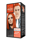 Orange Fireballs: Original Fire Orange Semi-Permanent Hair Dye Complete Kit with Bleach