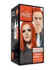 Orange Fireballs: Original Fire Orange Semi-Permanent Hair Dye Complete Kit with Bleach