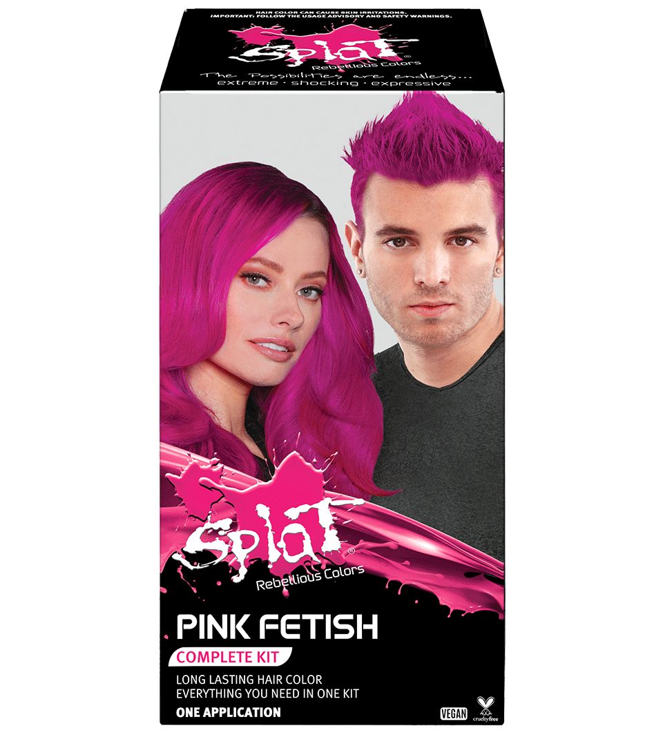 Pink Fetish: Original Pink Semi-Permanent Hair Dye Complete Kit with Bleach