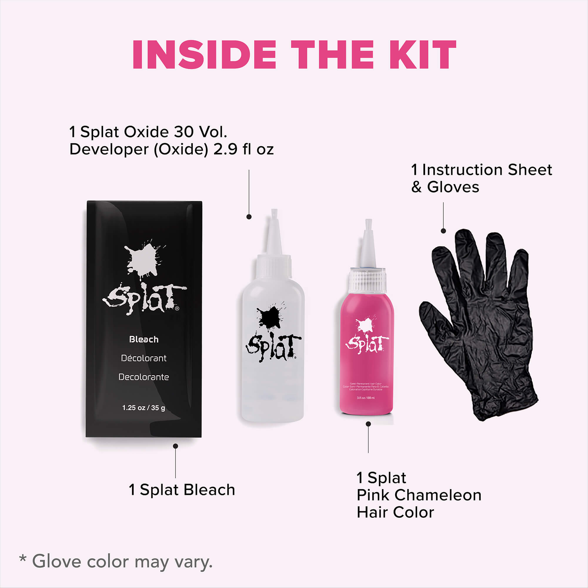 Splat Complete Kit Pink Chameleon – Pink Semi-Permanent Hair Color
