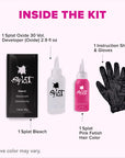 Pink Fetish: Original Pink Semi-Permanent Hair Dye Complete Kit with Bleach