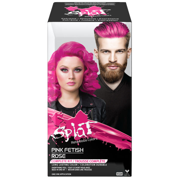 Pink Fetish: Original Pink Semi-Permanent Hair Dye Complete Kit with Bleach