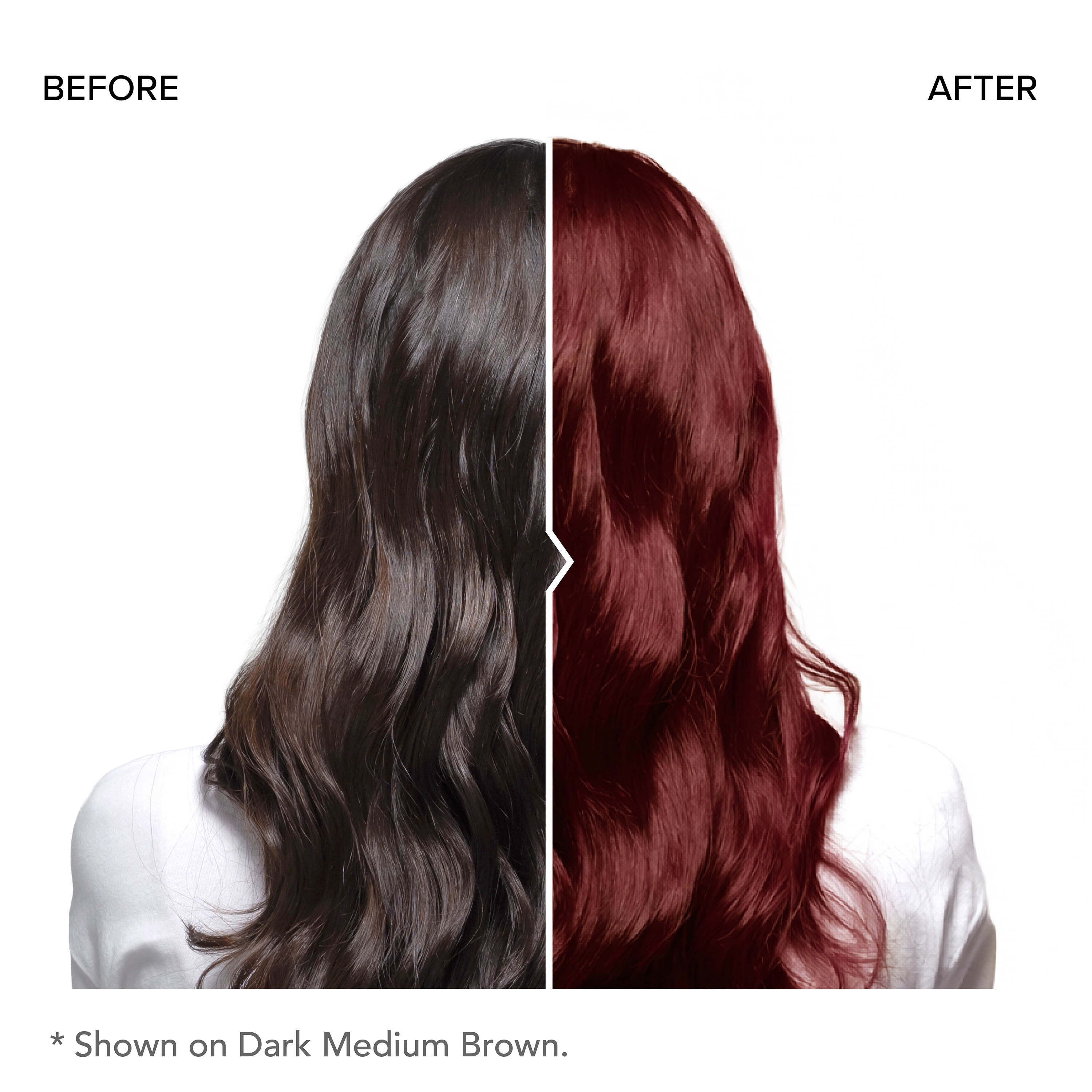 Plum Siren: Permanent Cool Red Hair Dye For Dark Hair