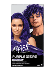 Purple Desire: Original Purple Semi-Permanent Hair Dye Complete Kit with Bleach