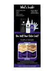 Purple Desire: Original Purple Semi-Permanent Hair Dye Complete Kit with Bleach