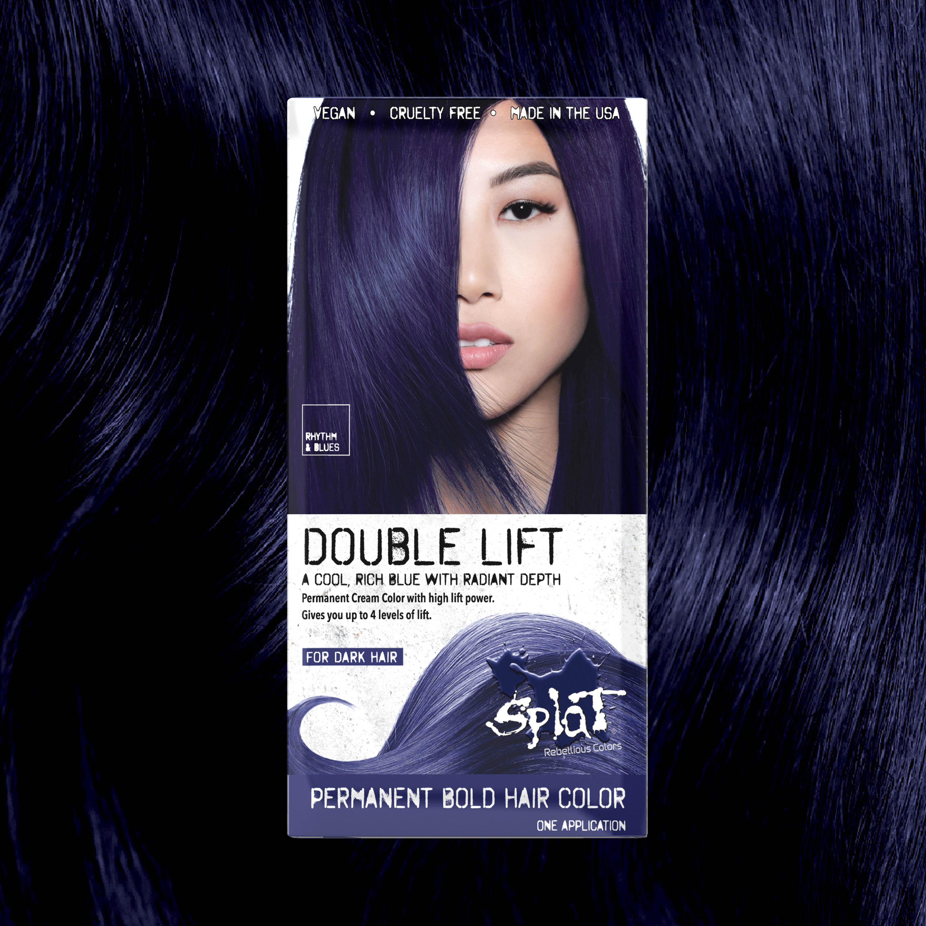 Rhythm and Blues: Permanent Blue Hair Dye For Dark Hair