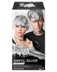 Sinful Silver: Original Silver Semi-Permanent Hair Dye Complete Kit with Bleach