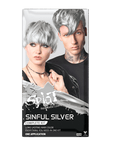 Sinful Silver: Original Silver Semi-Permanent Hair Dye Complete Kit with Bleach