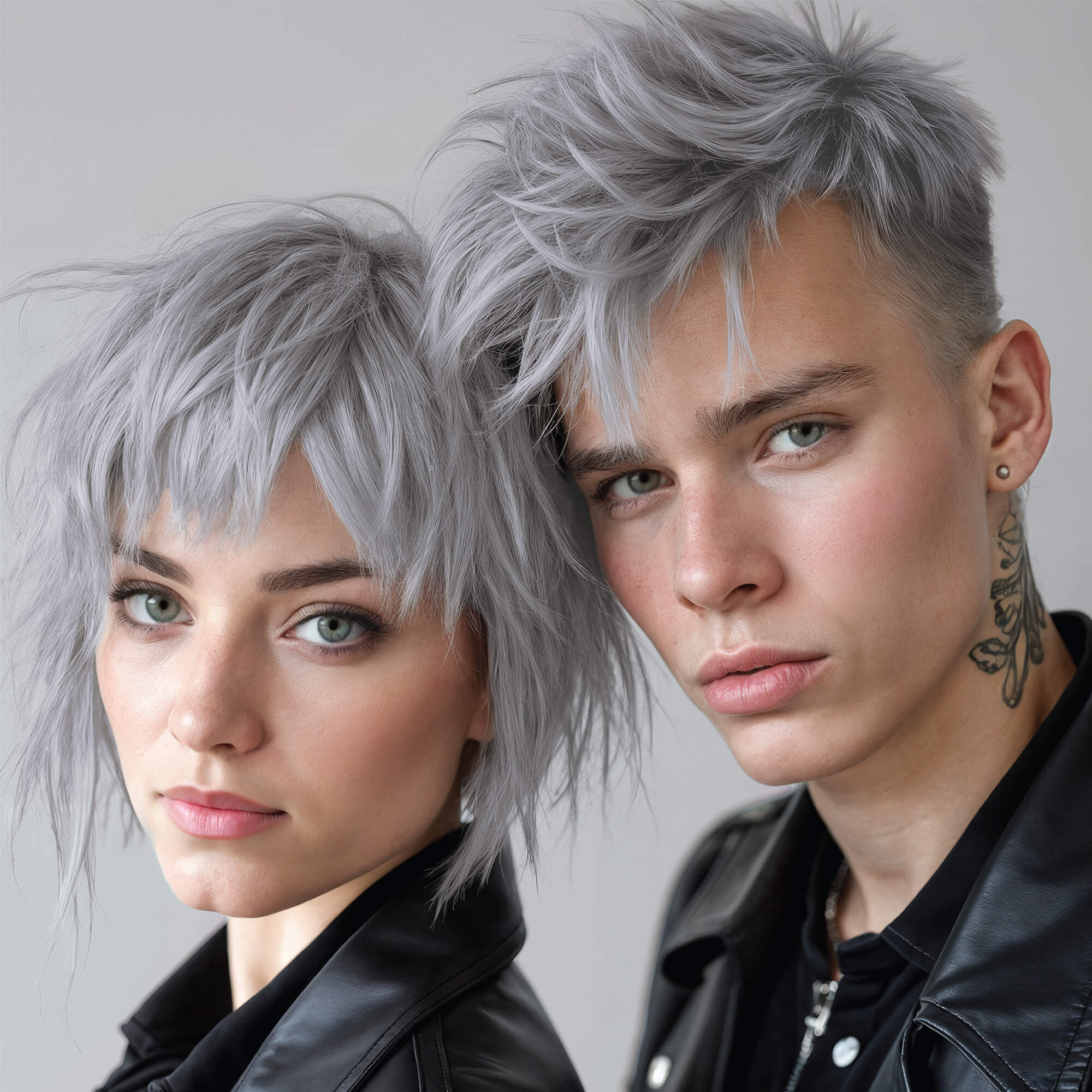 Sinful Silver: Original Silver Semi-Permanent Hair Dye Complete Kit with Bleach