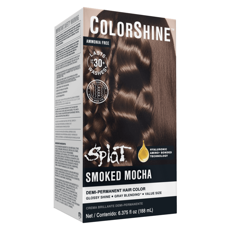 Splat ColorShine Demi-Permanent Hair Color:  5N Smoked Mocha
