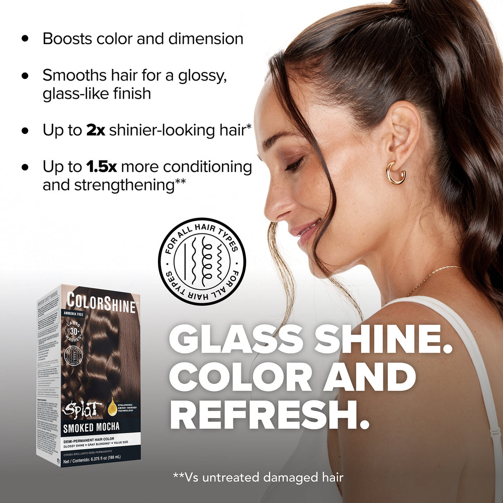 Splat ColorShine Demi-Permanent Hair Color:  5N Smoked Mocha
