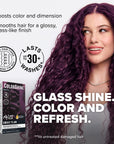 Splat ColorShine Demi-Permanent Hair Color:  4V Smoky Plum